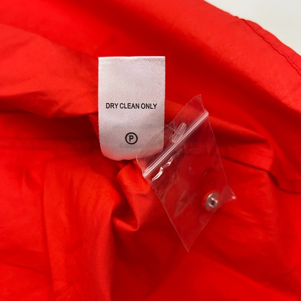 Hunter Bell Tuckernuck Addison Dress Sz M Cherry Red Orange Mini Preppy - Picture 15 of 16